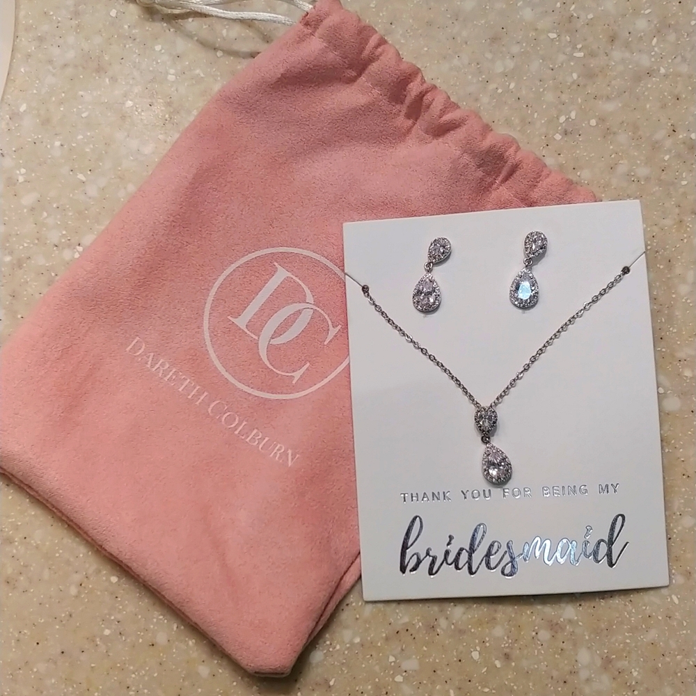 Dareth Colburn Bridesmaid Earrings and Necklace Set